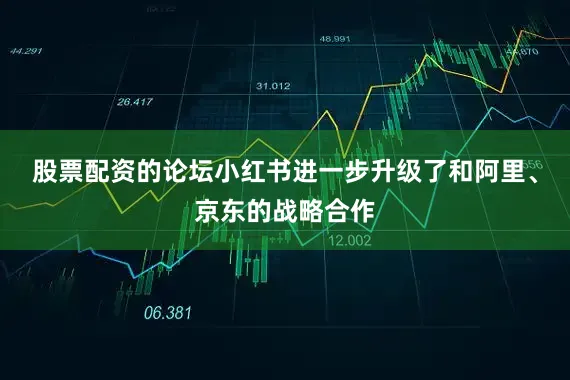 股票配资的论坛小红书进一步升级了和阿里、京东的战略合作