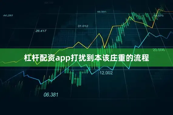 杠杆配资app打扰到本该庄重的流程