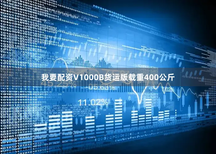 我要配资V1000B货运版载重400公斤